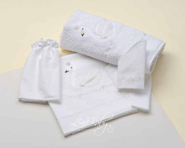 Christening sheets and Underwear for baby girls Swan 1324