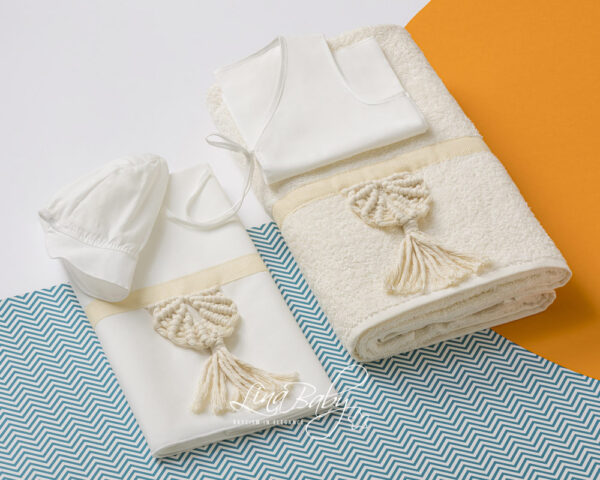 Christening sheets & Underwear for baby boys Macrame Simple 1513