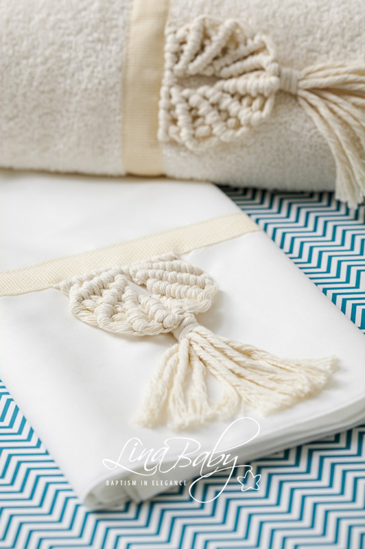 Christening sheets & Underwear for baby boys Macrame Simple 1513