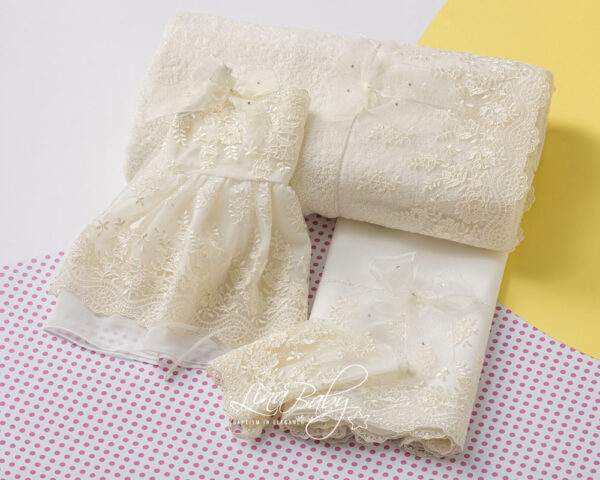 Christening sheets & Underwear for baby girls French Lace 618